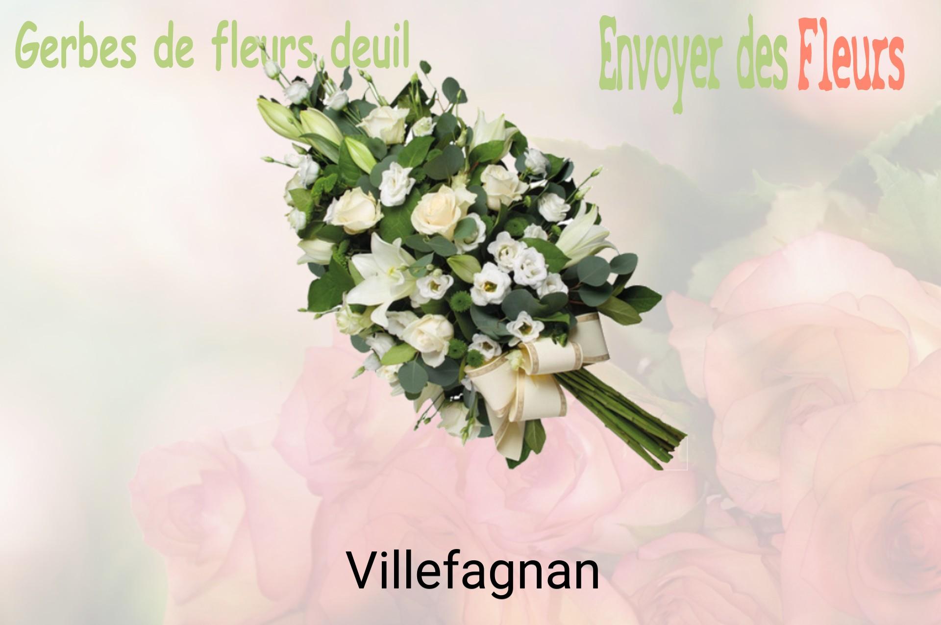 Gerbe de fleurs de deuil livrée à Villefagnan